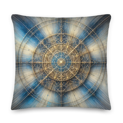 Abstract Art Pillow: Focused Interlude