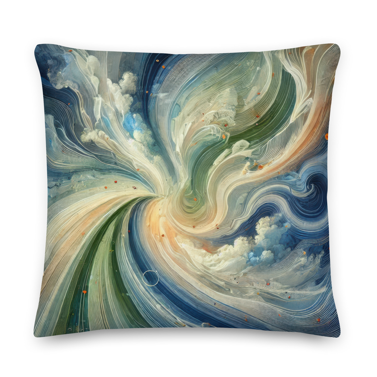 Abstract Art Pillow: Purposeful Continuity