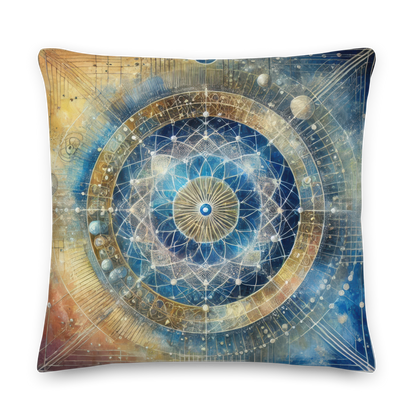 Abstract Art Pillow: Unified Continuum