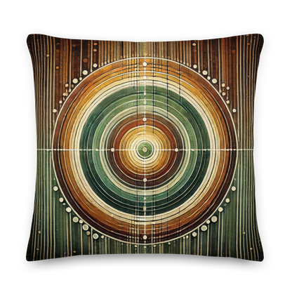 Abstract Art Pillow: Balanced Cadence