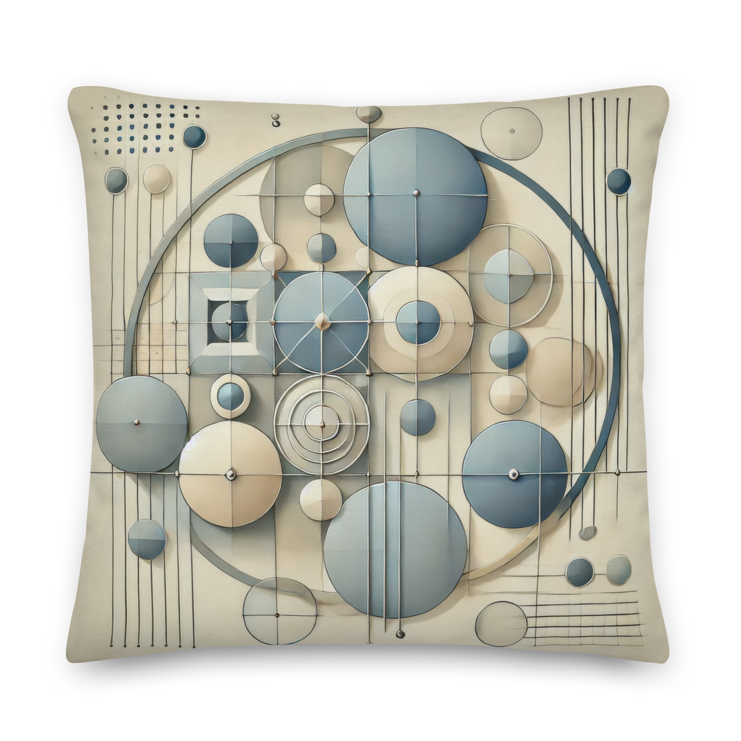 Abstract Art Pillow: Balanced Equilibrium