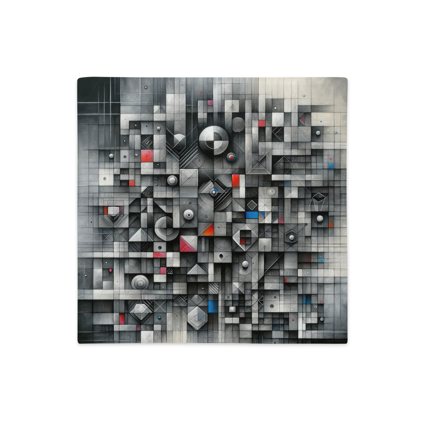 Abstract Art Pillow Case: Analytical Array (Cover Only)