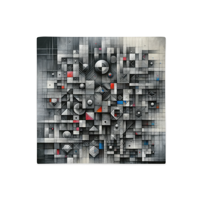 Abstract Art Pillow Case: Analytical Array (Cover Only)