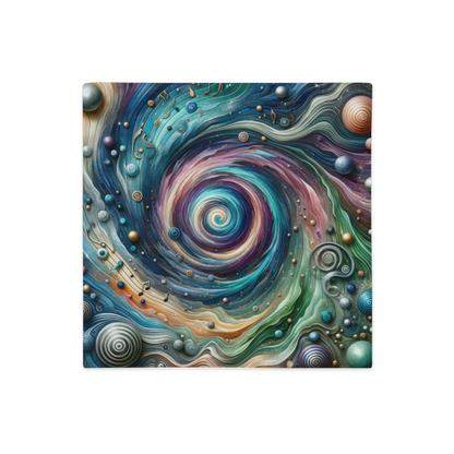 Abstract Art Pillow Case: Symphonic Synthesis (Cover Only)
