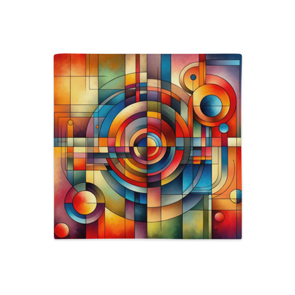 Abstract Art Pillow Case: Synthesis Spectrum (Cover Only)