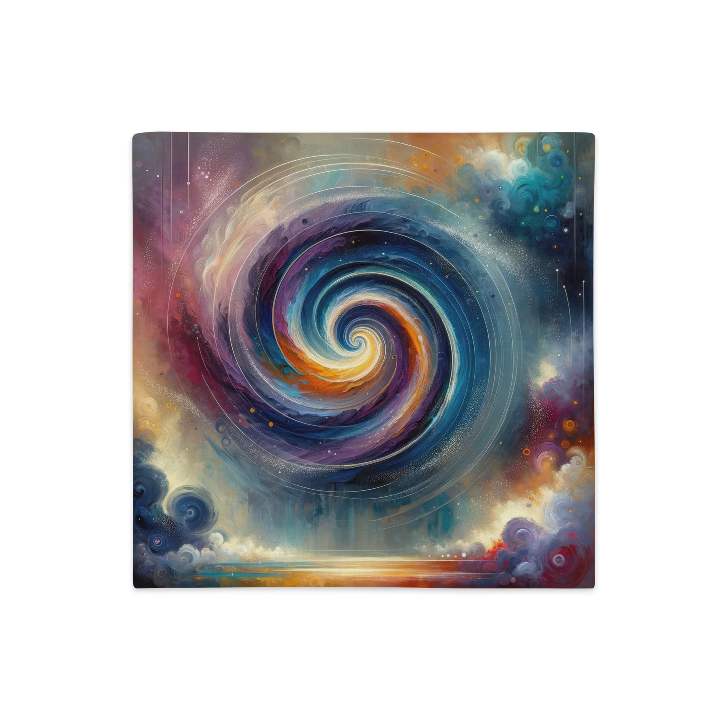 Abstract Art Pillow Case: Harmonic Symphony (Cover Only)