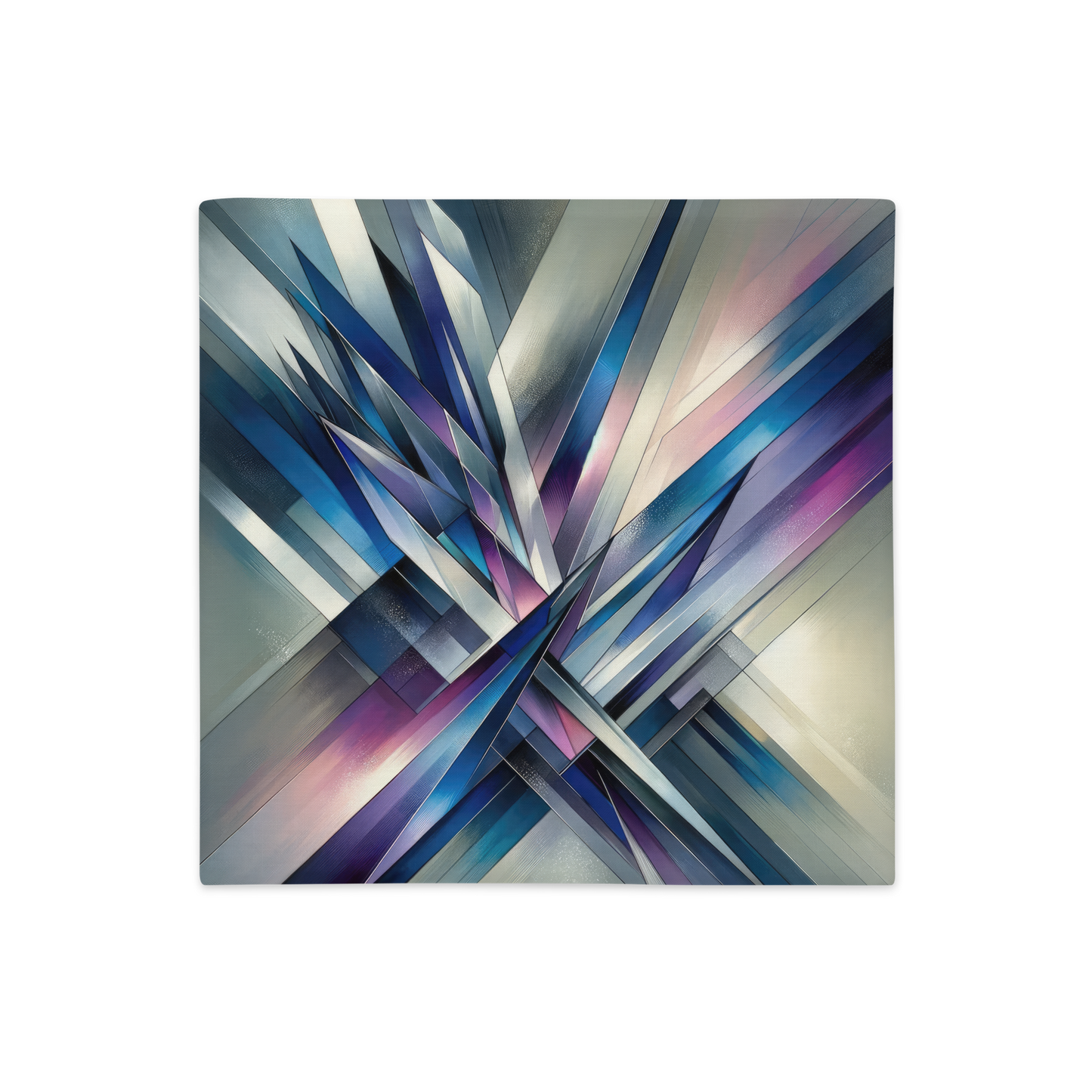 Abstract Art Pillow Case: Focused Flux (Cover Only)
