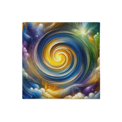 Abstract Art Pillow Case: Illuminated Integration (Cover Only)