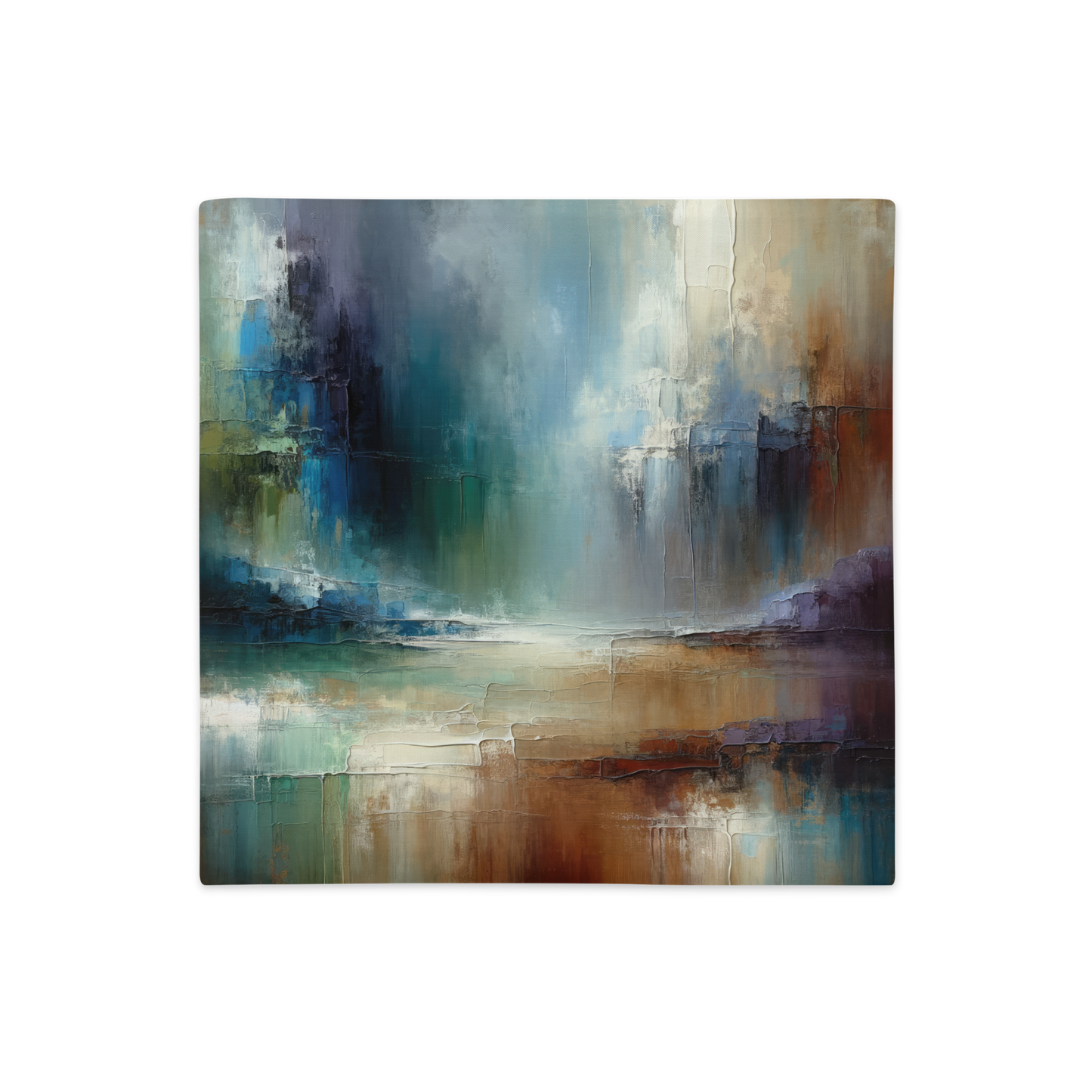 Abstract Art Pillow Case: Visionary Vistas (Cover Only)