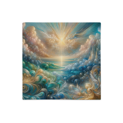 Abstract Art Pillow Case: Detailed Dreamscape (Cover Only)