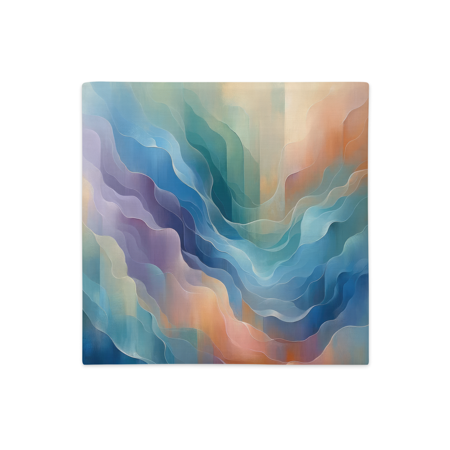 Abstract Art Pillow Case: Unveiling Veils (Cover Only)