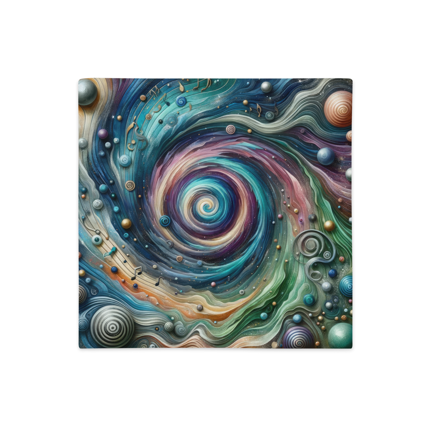 Abstract Art Pillow Case: Symphonic Synthesis (Cover Only)