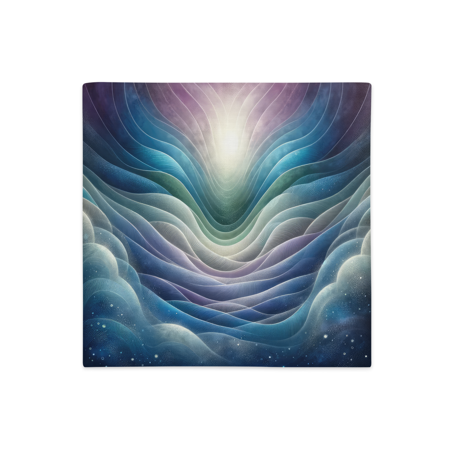 Abstract Art Pillow Case: Resonant Reverie (Cover Only)