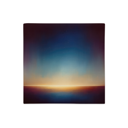 Abstract Art Pillow Case: Pensive Panorama (Cover Only)