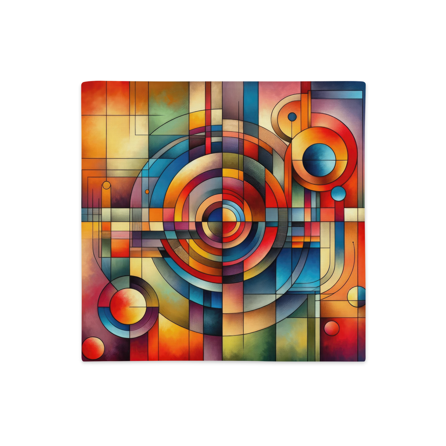 Abstract Art Pillow Case: Synthesis Spectrum (Cover Only)