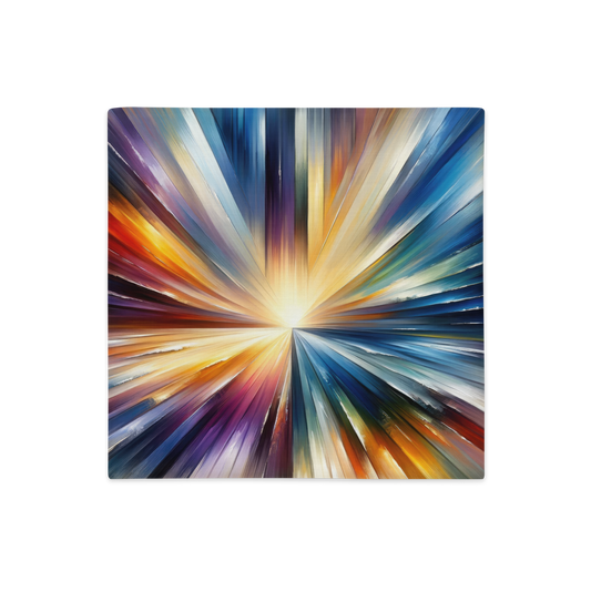 Abstract Art Pillow Case: Synthesis of Horizons (Cover Only)