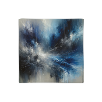 Abstract Art Pillow Case: Reflective Adaptation (Cover Only)