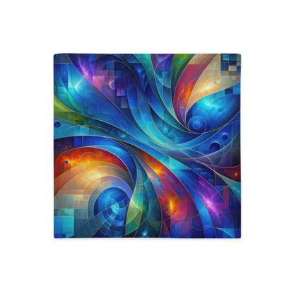 Abstract Art Pillow Case: Futurescape Tapestry (Cover Only)
