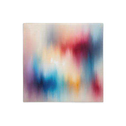 Abstract Art Pillow Case: Evolving Spectrum (Cover Only)