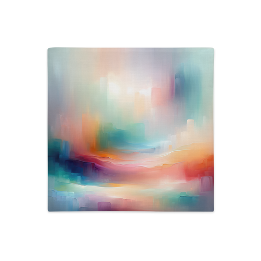 Abstract Art Pillow Case: Empathetic Spectrum (Cover Only)