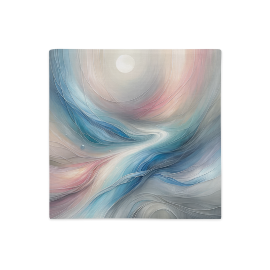 Abstract Art Pillow Case: Compassionate Currents (Cover Only)