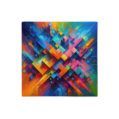 Abstract Art Pillow Case: Innovation's Canvas (Cover Only)