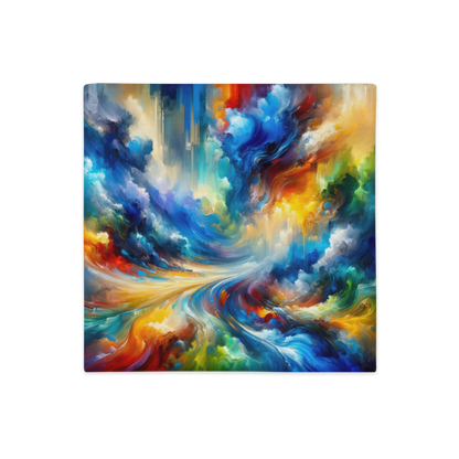 Abstract Art Pillow Case: Exploration Spectrum (Cover Only)