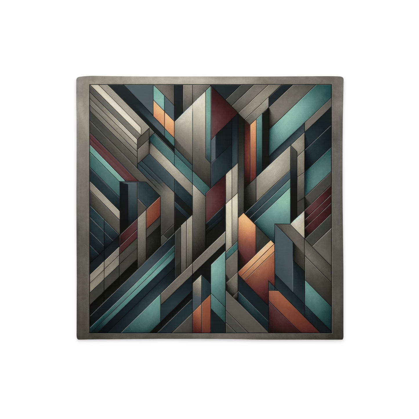 Abstract Art Pillow Case: Strategic Dimensions (Cover Only)