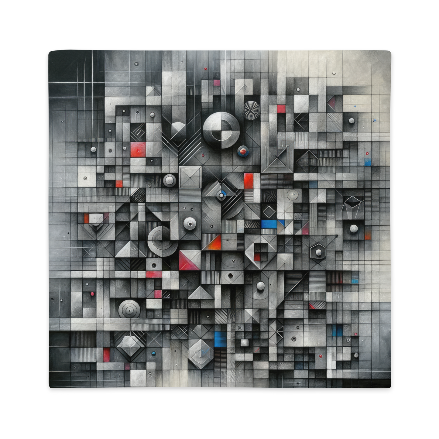 Abstract Art Pillow Case: Analytical Array (Cover Only)