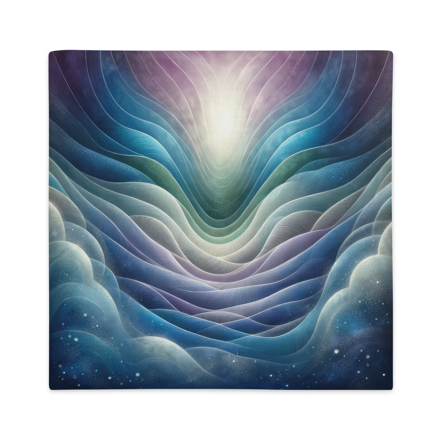 Abstract Art Pillow Case: Resonant Reverie (Cover Only)