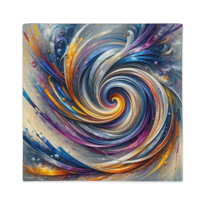 Abstract Art Pillow Case: Synthetic Symphony (Cover Only)