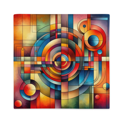 Abstract Art Pillow Case: Synthesis Spectrum (Cover Only)