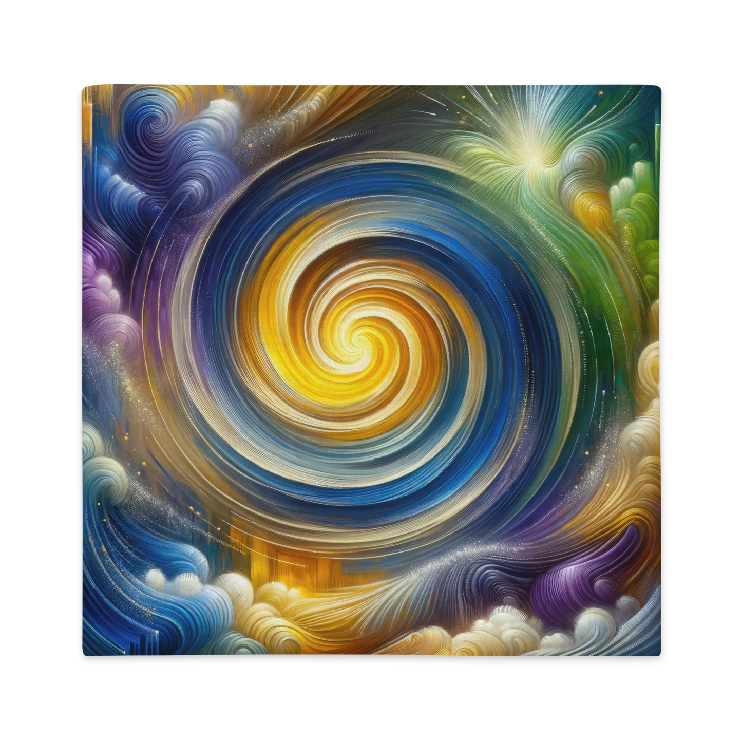 Abstract Art Pillow Case: Illuminated Integration (Cover Only)