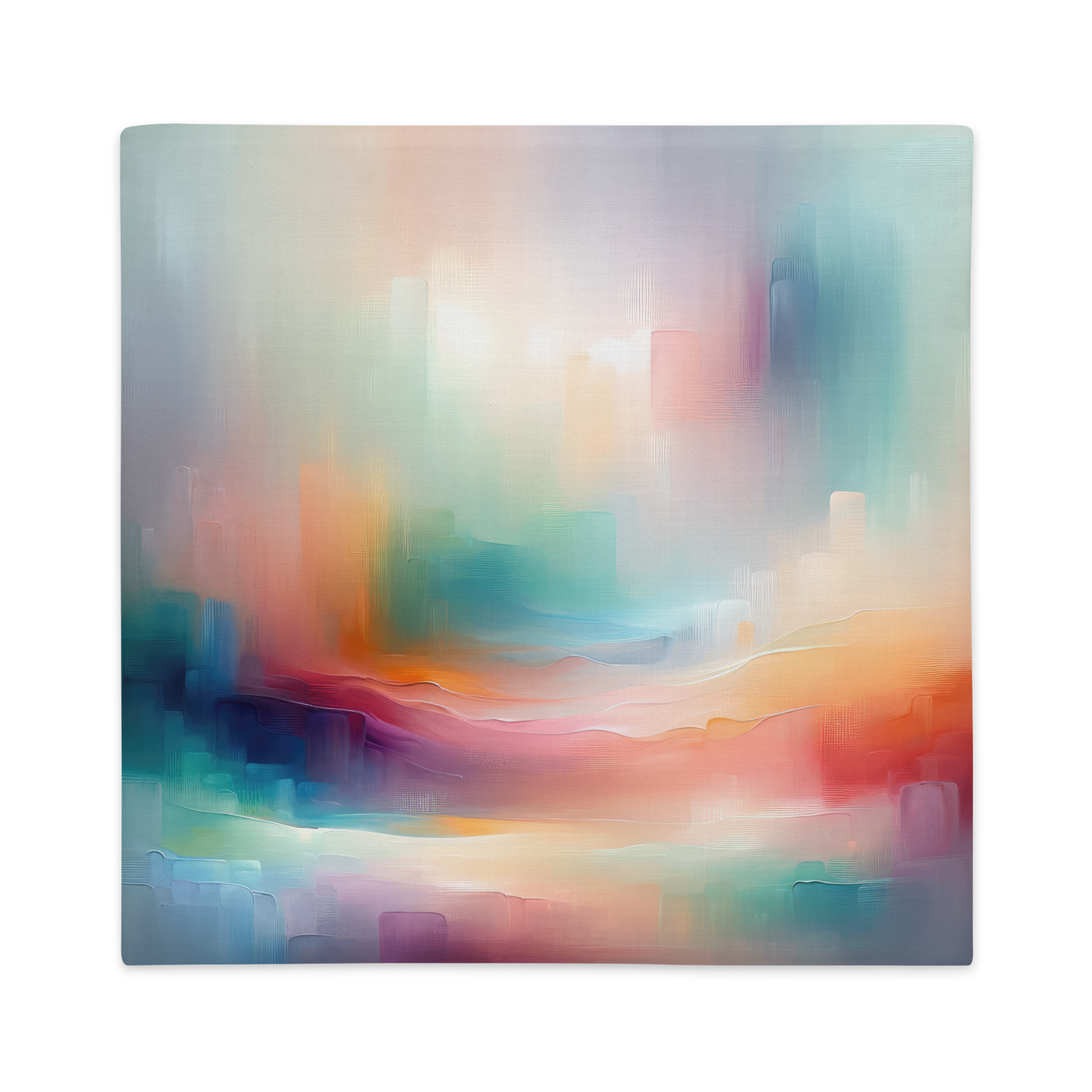 Abstract Art Pillow Case: Empathetic Spectrum (Cover Only)