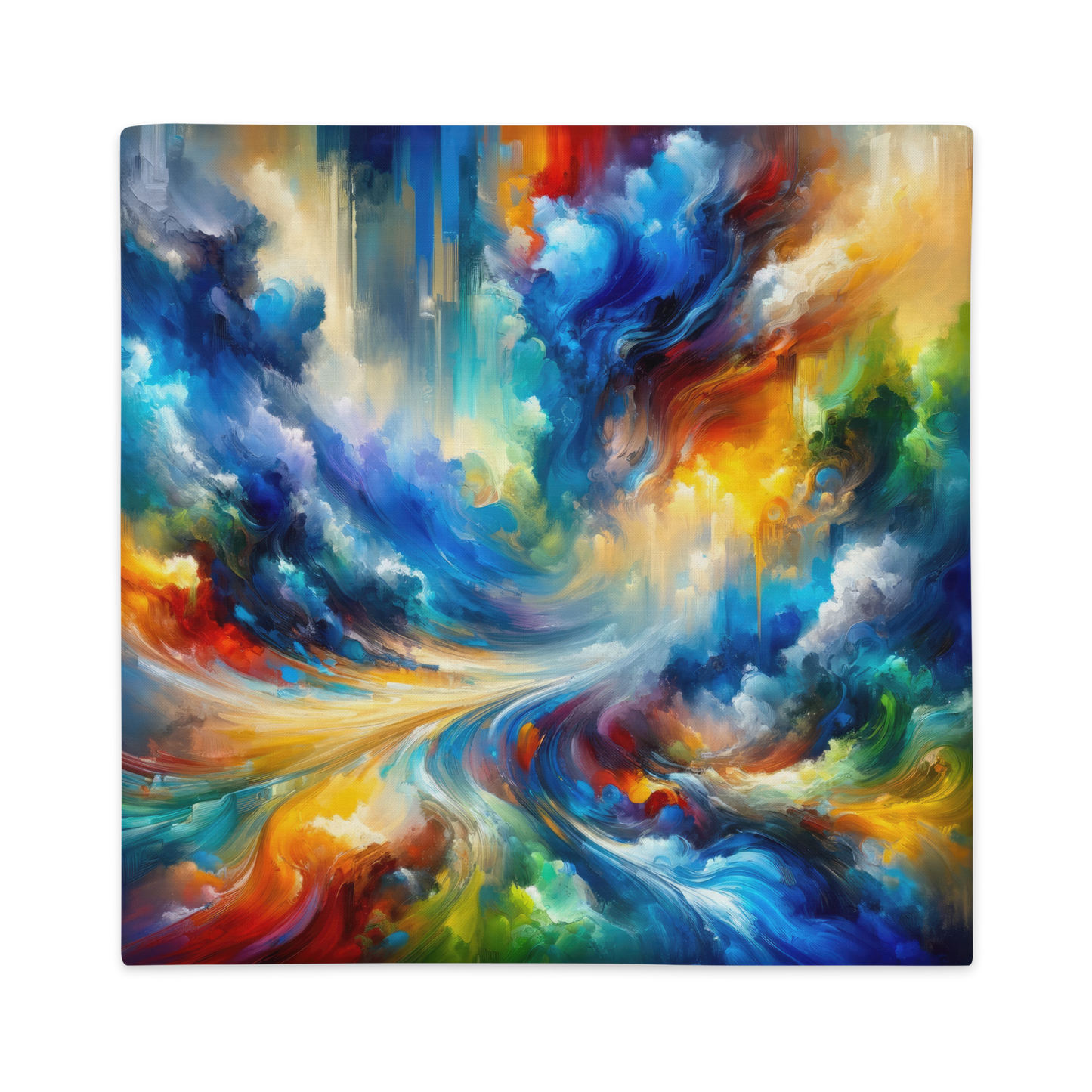 Abstract Art Pillow Case: Exploration Spectrum (Cover Only)