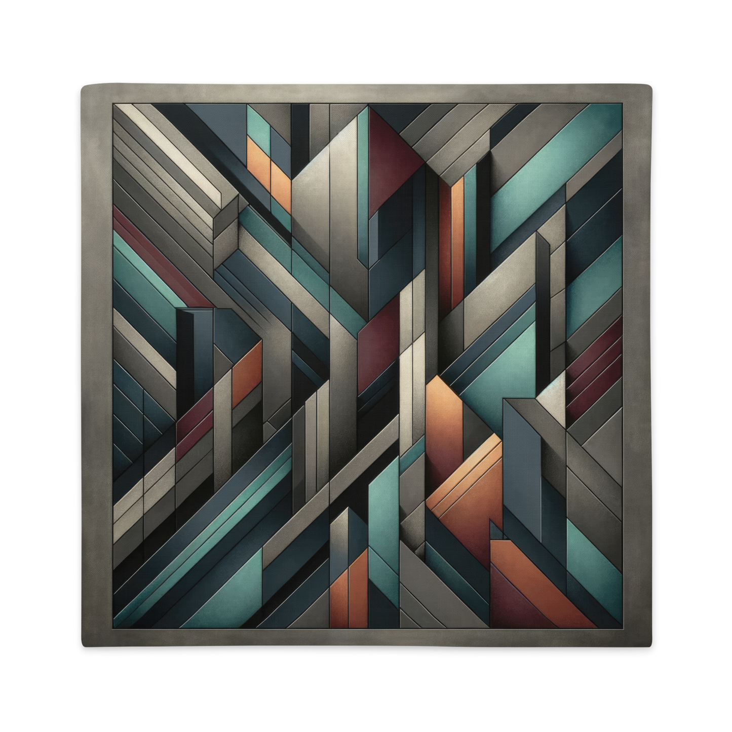 Abstract Art Pillow Case: Strategic Dimensions (Cover Only)