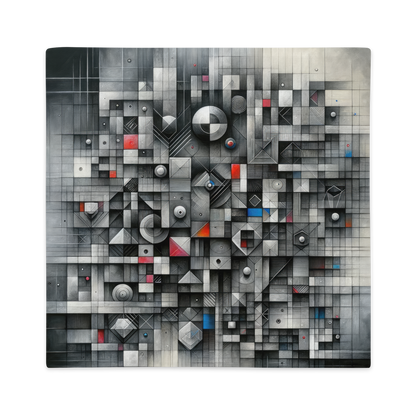 Abstract Art Pillow Case: Analytical Array (Cover Only)