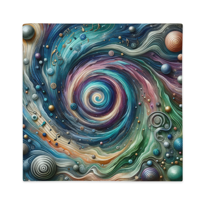 Abstract Art Pillow Case: Symphonic Synthesis (Cover Only)