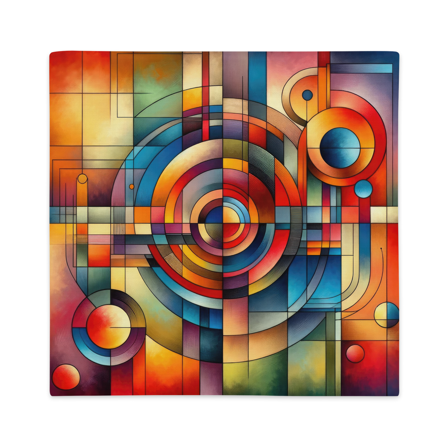 Abstract Art Pillow Case: Synthesis Spectrum (Cover Only)