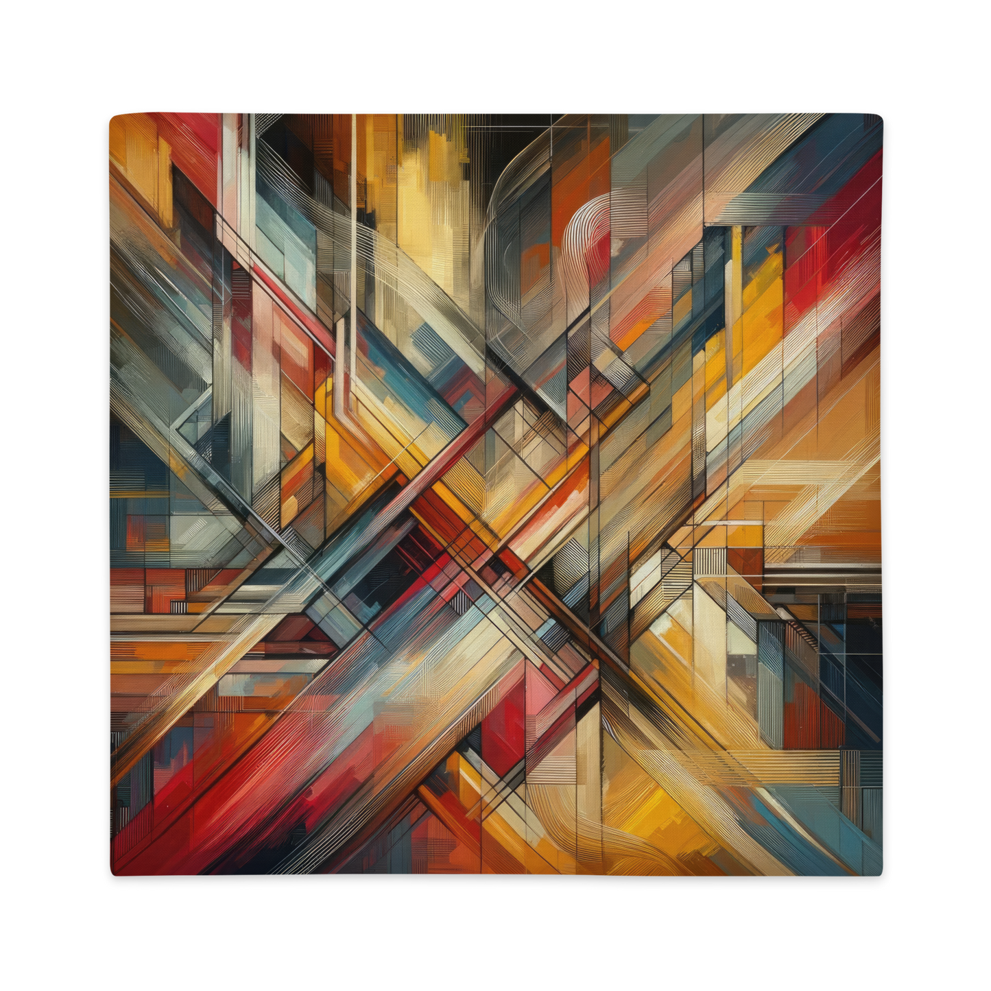 Abstract Art Pillow Case: Adaptive Insights (Cover Only)