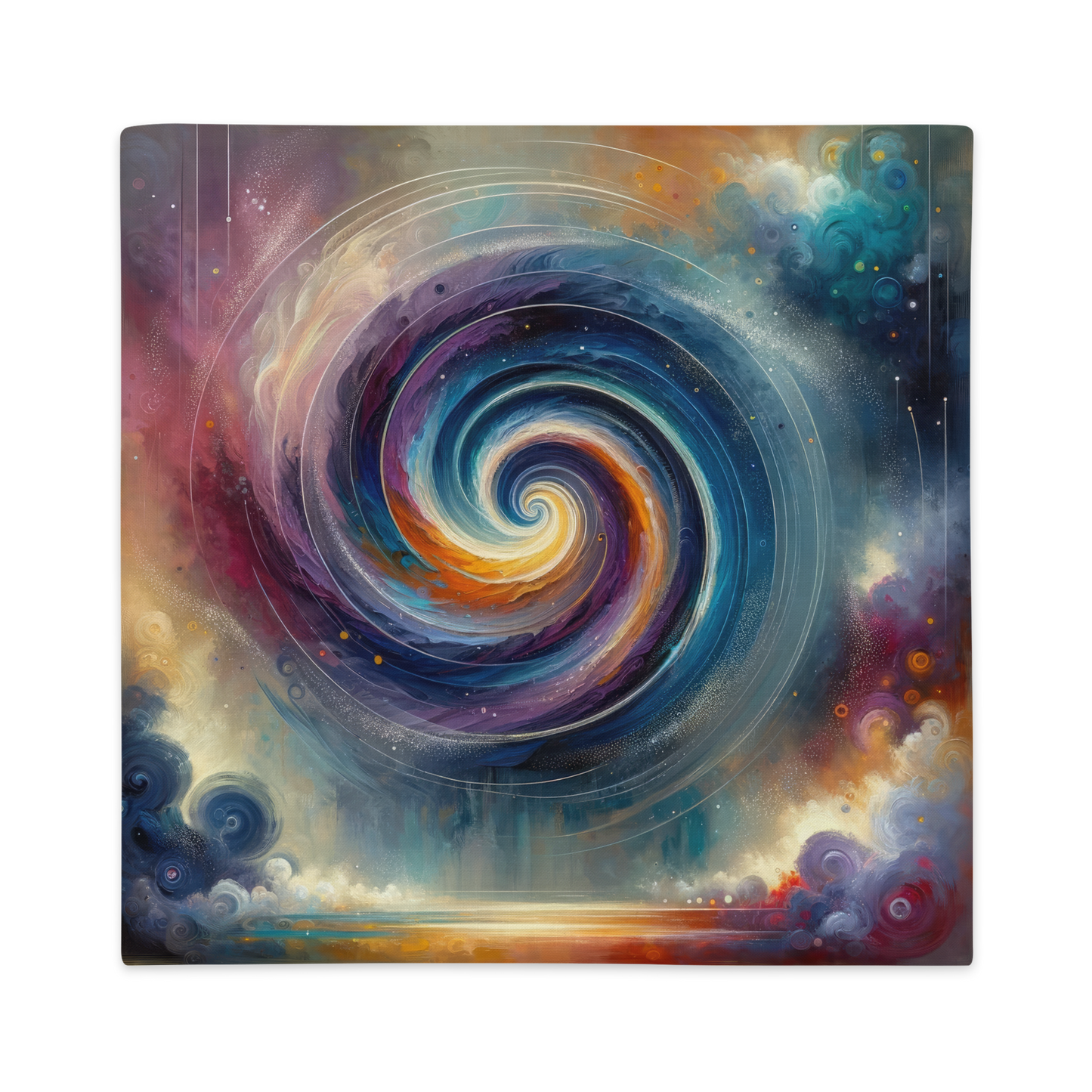 Abstract Art Pillow Case: Harmonic Symphony (Cover Only)