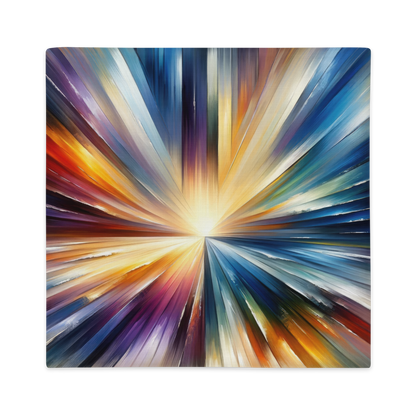 Abstract Art Pillow Case: Synthesis of Horizons (Cover Only)