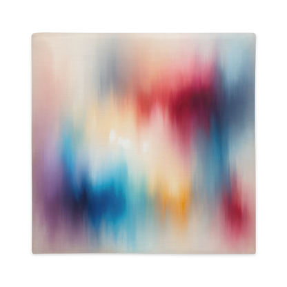 Abstract Art Pillow Case: Evolving Spectrum (Cover Only)