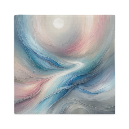 Abstract Art Pillow Case: Compassionate Currents (Cover Only)