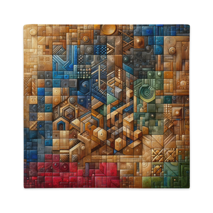 Abstract Art Pillow Case: Foresight Tapestry (Cover Only)