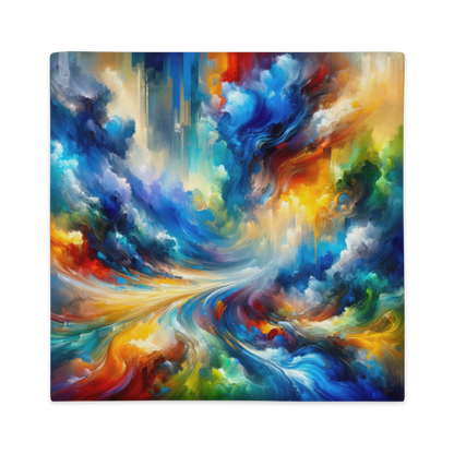 Abstract Art Pillow Case: Exploration Spectrum (Cover Only)