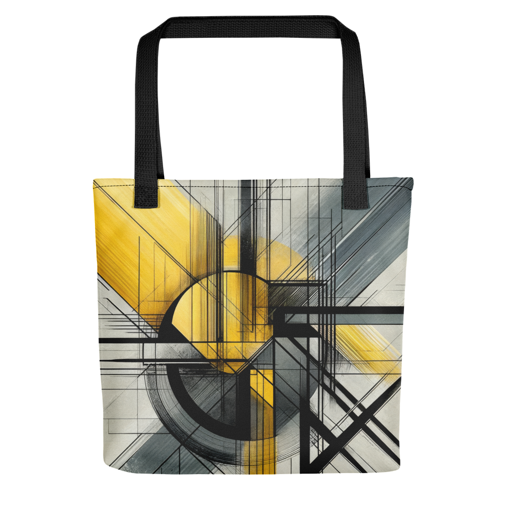 Abstract Art Tote Bag: Dynamic Synergy