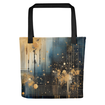 Abstract Art Tote Bag: Dynamic Framework