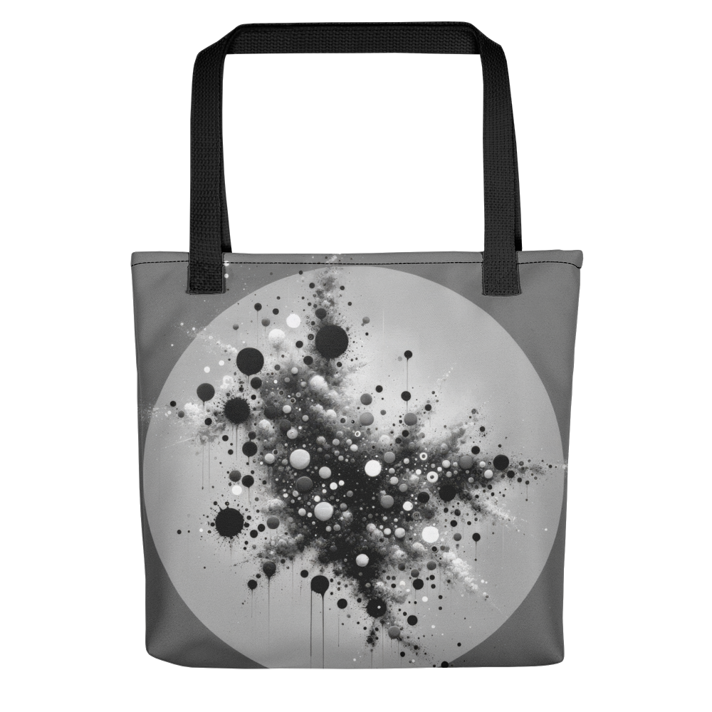 Abstract Art Tote Bag: Calculated Chaos