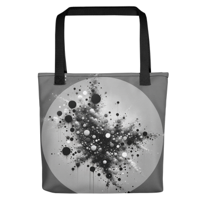 Abstract Art Tote Bag: Calculated Chaos